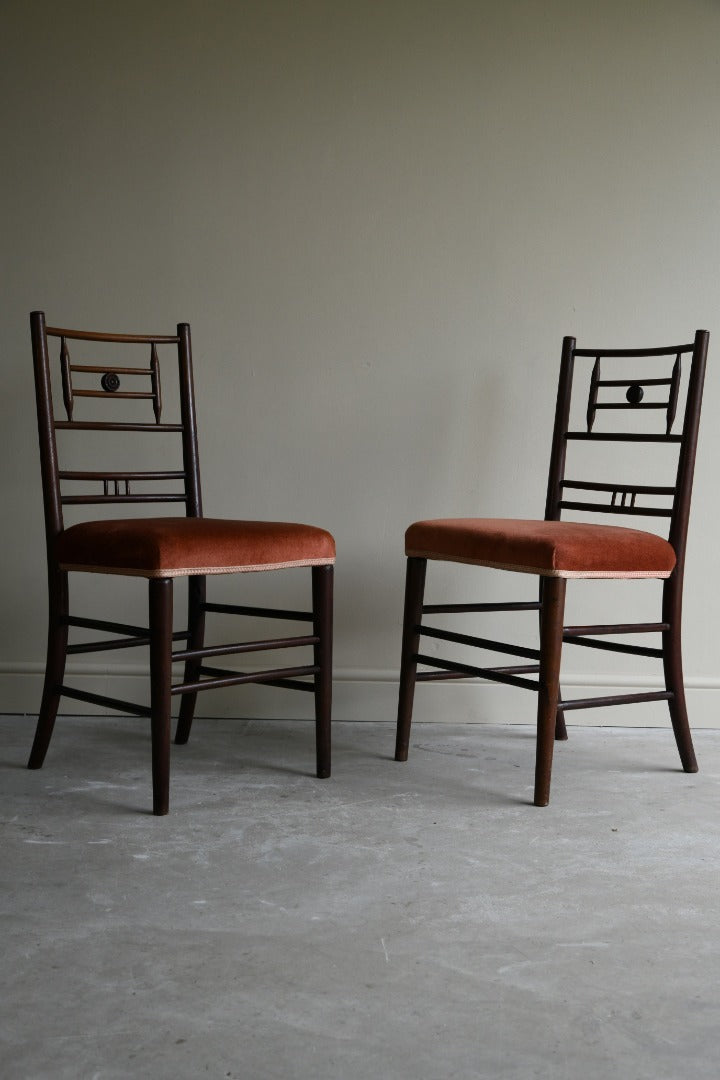 Pair Morris & Co Style Occasional Chairs