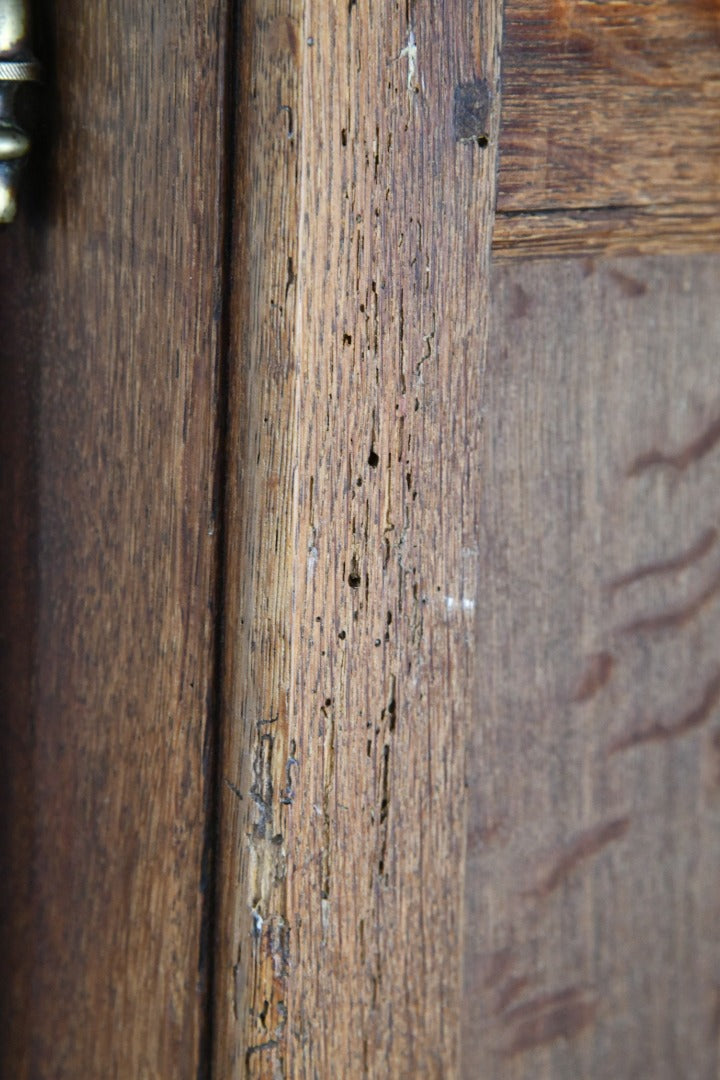 French Carved Oak Cupboard