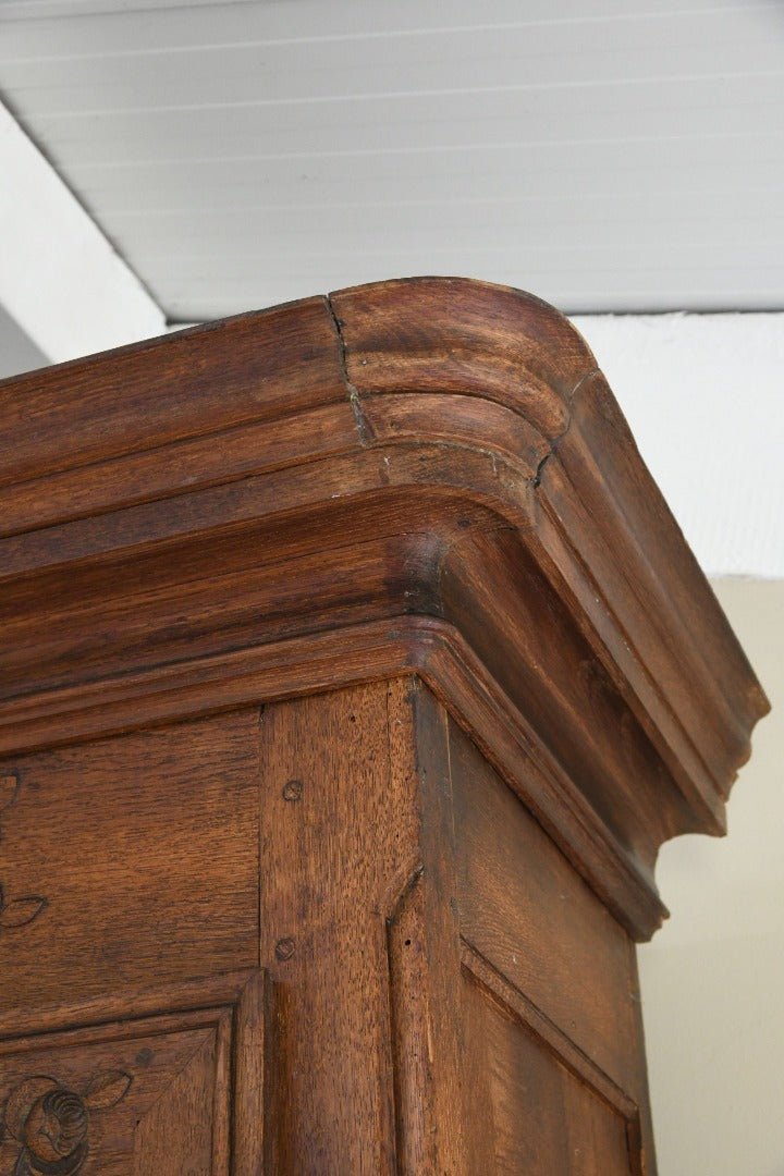 French Carved Oak Cupboard