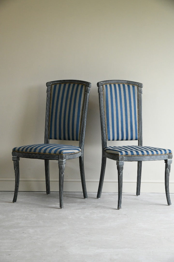 Pair French Style Occasional Chairs