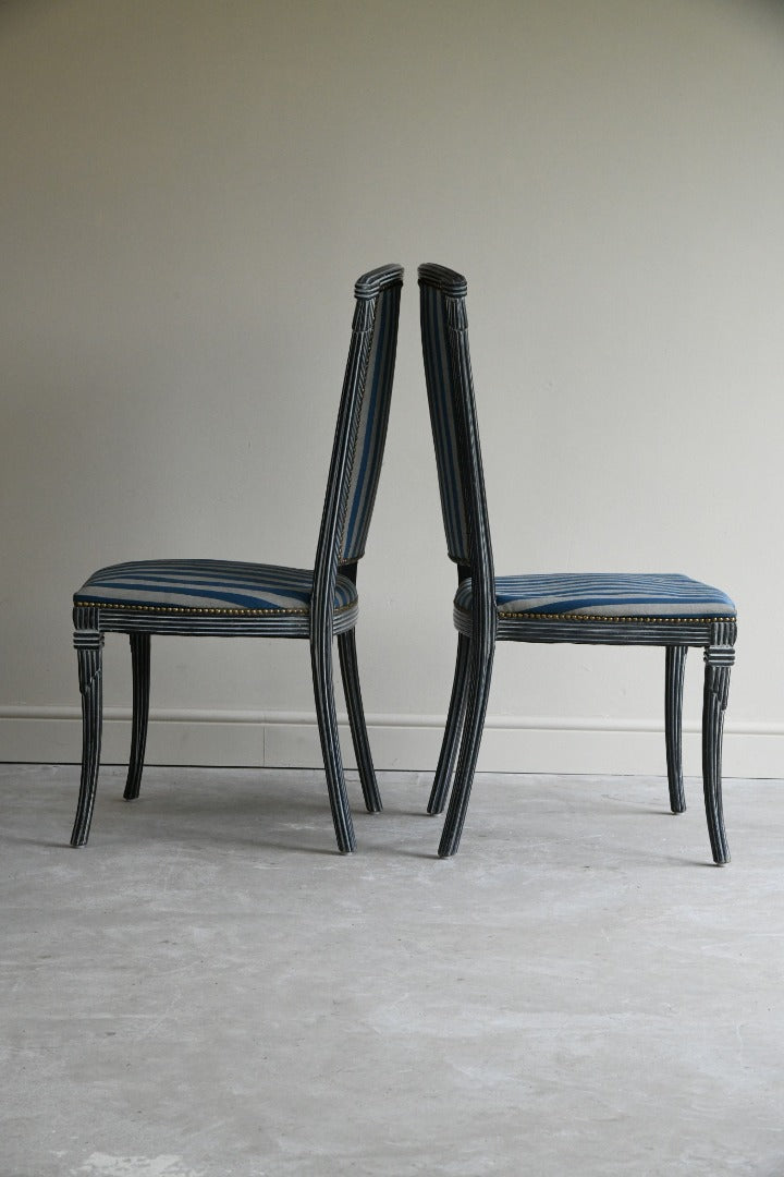 Pair French Style Occasional Chairs – Kernow Furniture