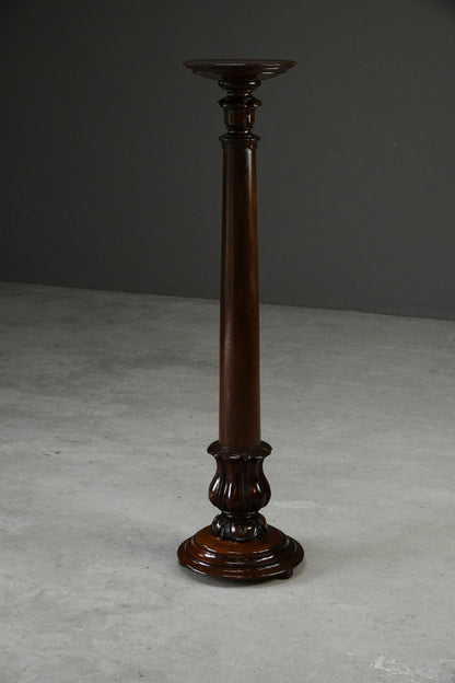 Victorian Mahogany Torchere