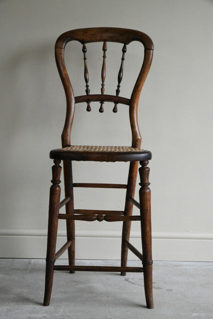 Victorian Stained Beech Childs High Chair