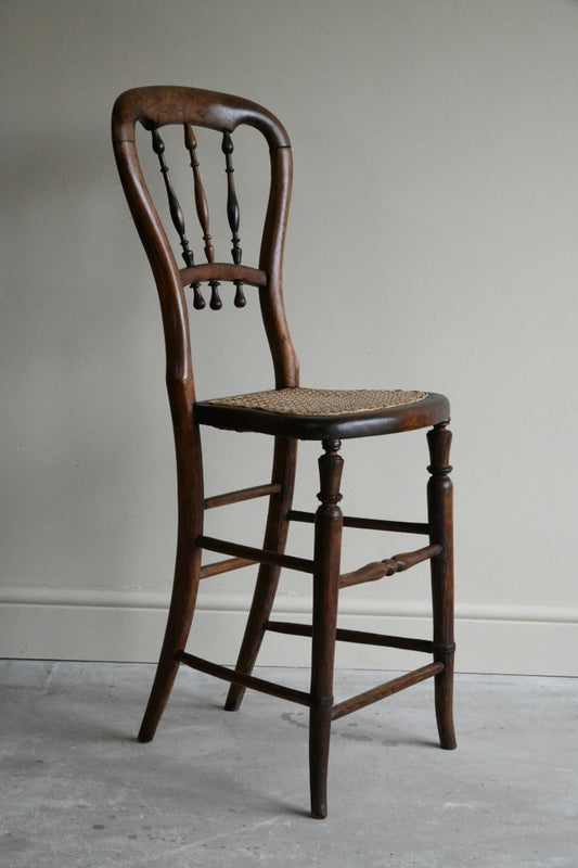 Victorian Stained Beech Childs High Chair