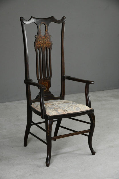 Edwardian High Back Chair