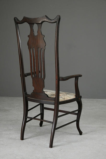 Edwardian High Back Chair