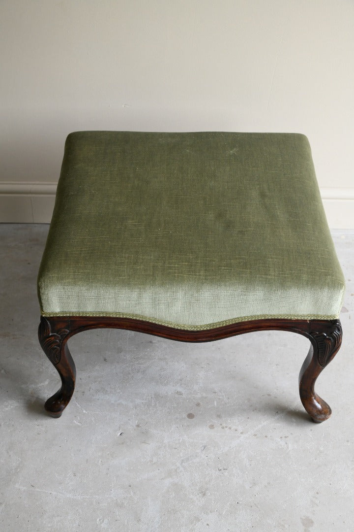 Antique Style Mahogany Footstool