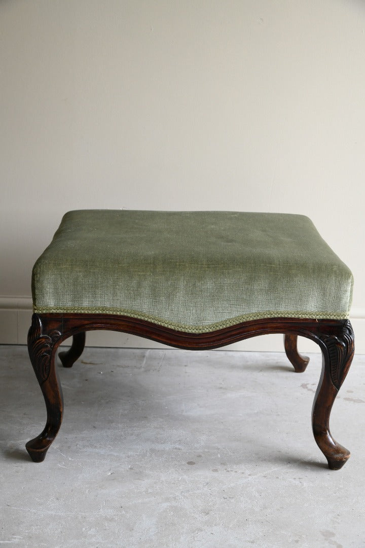 Antique Style Mahogany Footstool