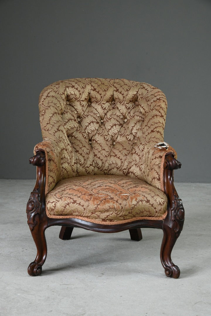 Victorian Mahogany Armchair