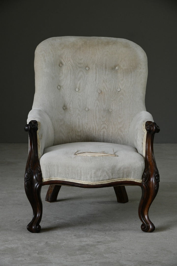 Victorian Rosewood Armchair