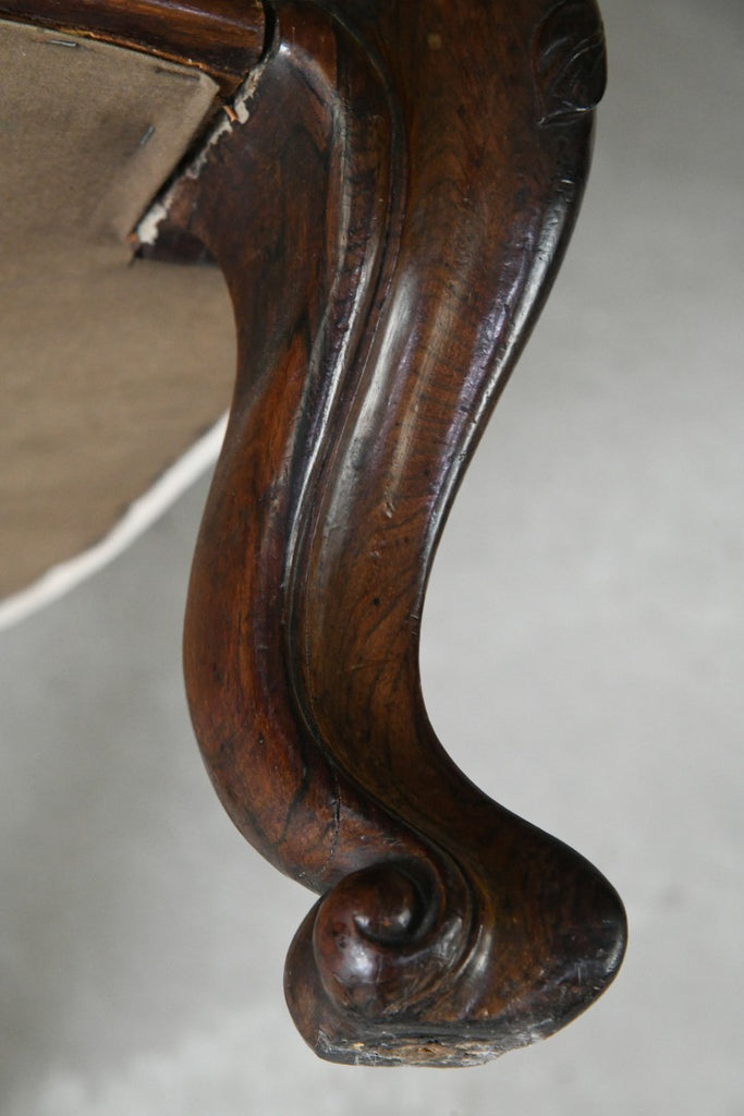 Victorian Rosewood Armchair