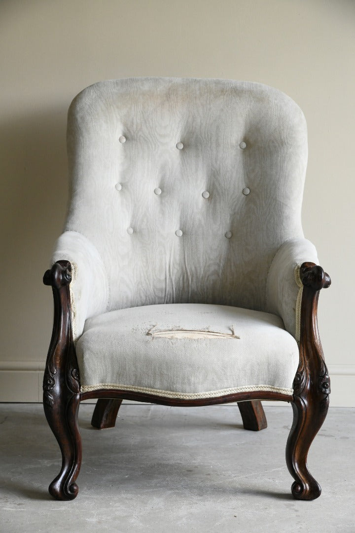 Victorian Rosewood Armchair