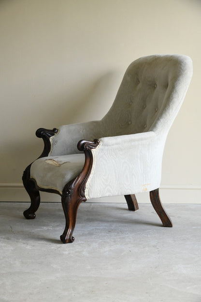 Victorian Rosewood Armchair