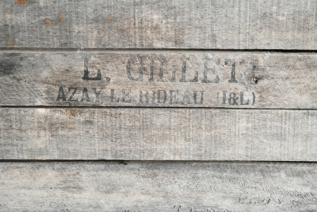 Vintage French Wooden Fruit Crate