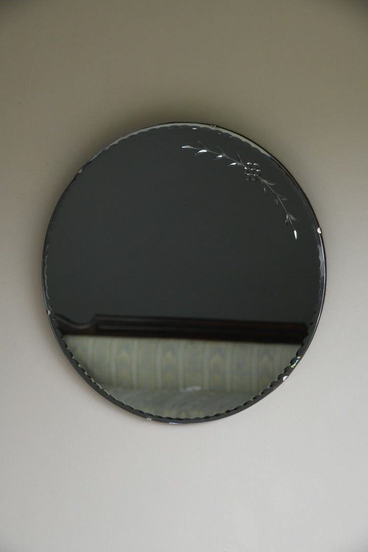 Round Frameless Mirror