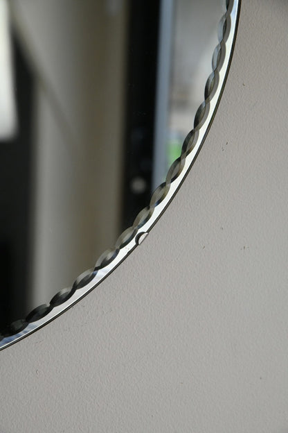 Round Frameless Mirror