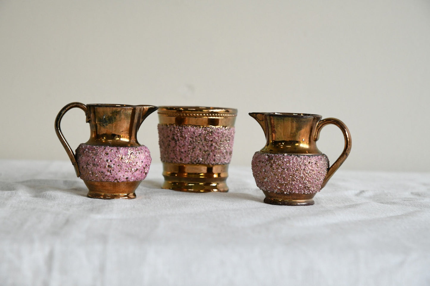 Antique Lustreware Jugs