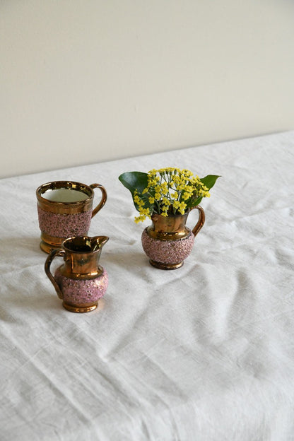 Antique Lustreware Jugs