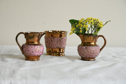 Antique Lustreware Jugs