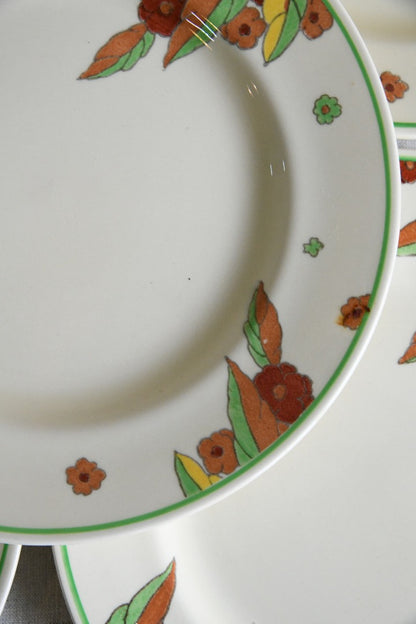 5 x Royal Doulton Peach Breakfast Plates