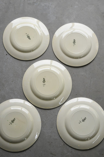 5 x Royal Doulton Peach Breakfast Plates