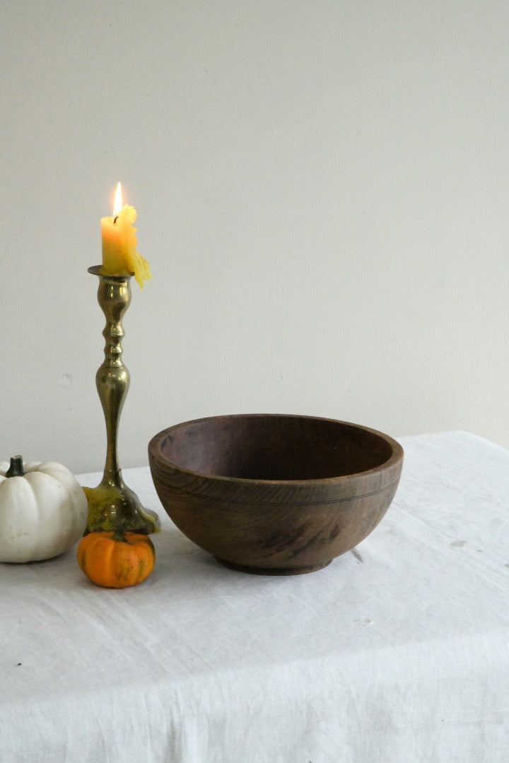 Turned Wooden Bowl