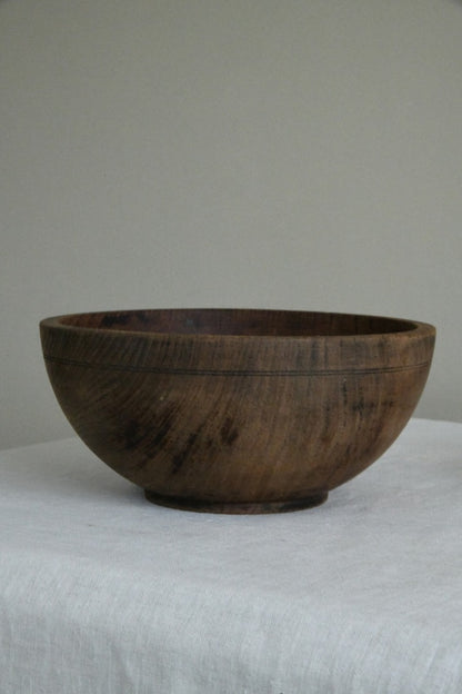 Turned Wooden Bowl