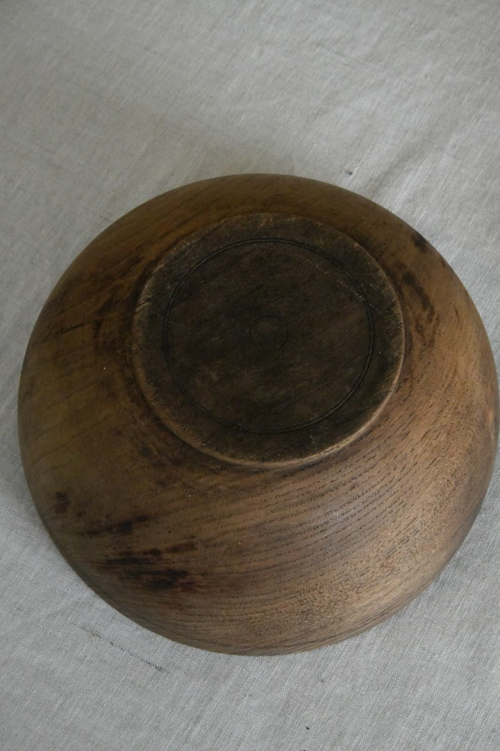 Turned Wooden Bowl