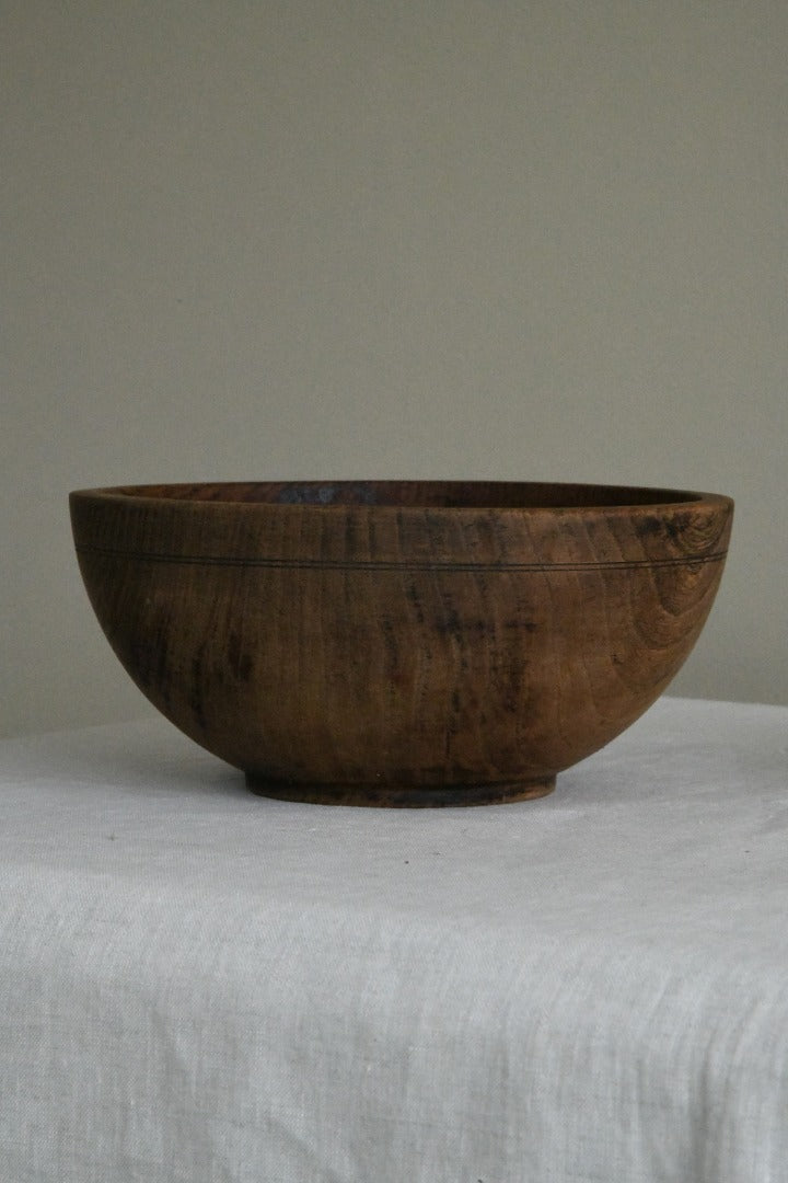 Turned Wooden Bowl