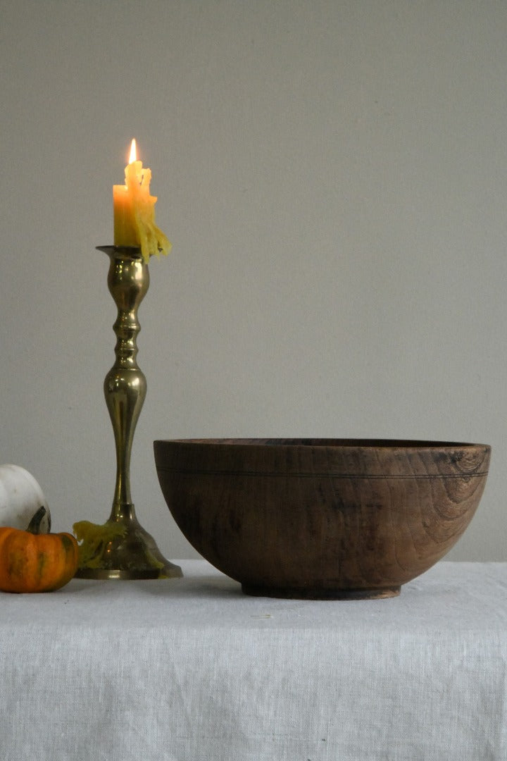 Turned Wooden Bowl