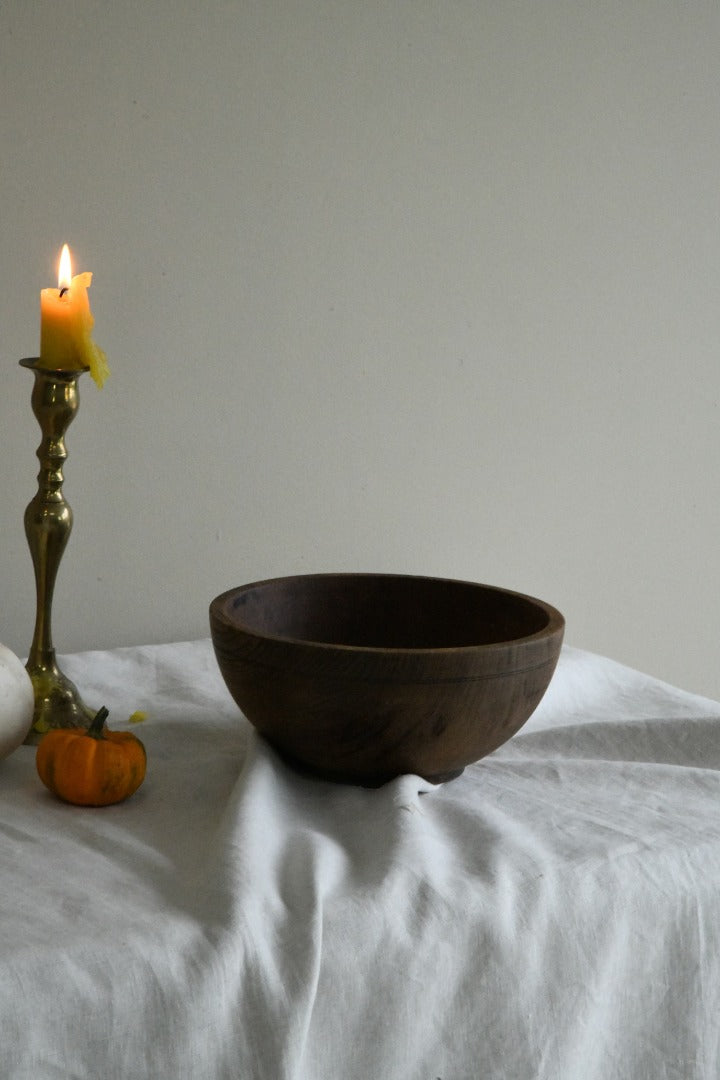 Turned Wooden Bowl