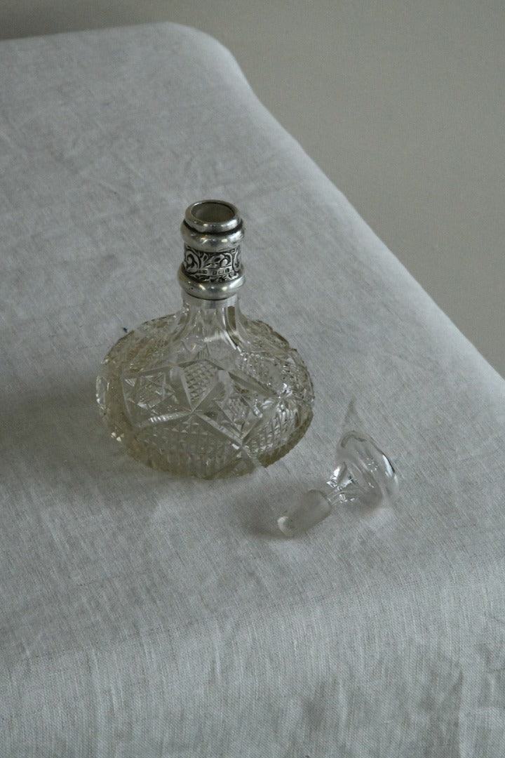 Antique Cut Glass Scent Bottle