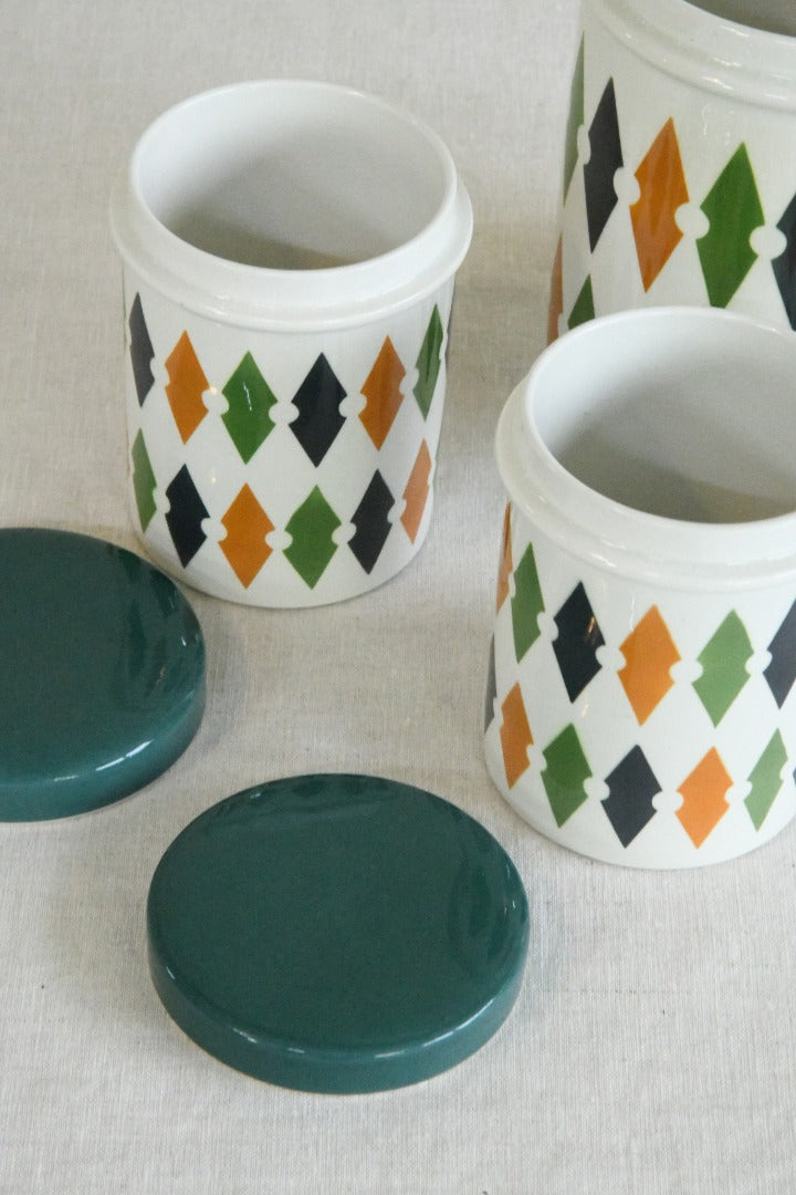 T G Green Roulette Kitchen Jars