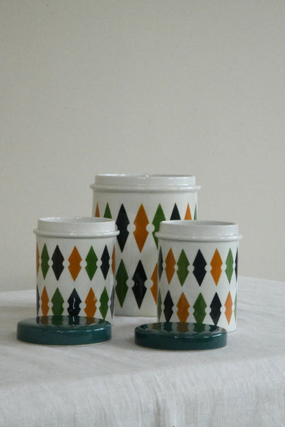 T G Green Roulette Kitchen Jars