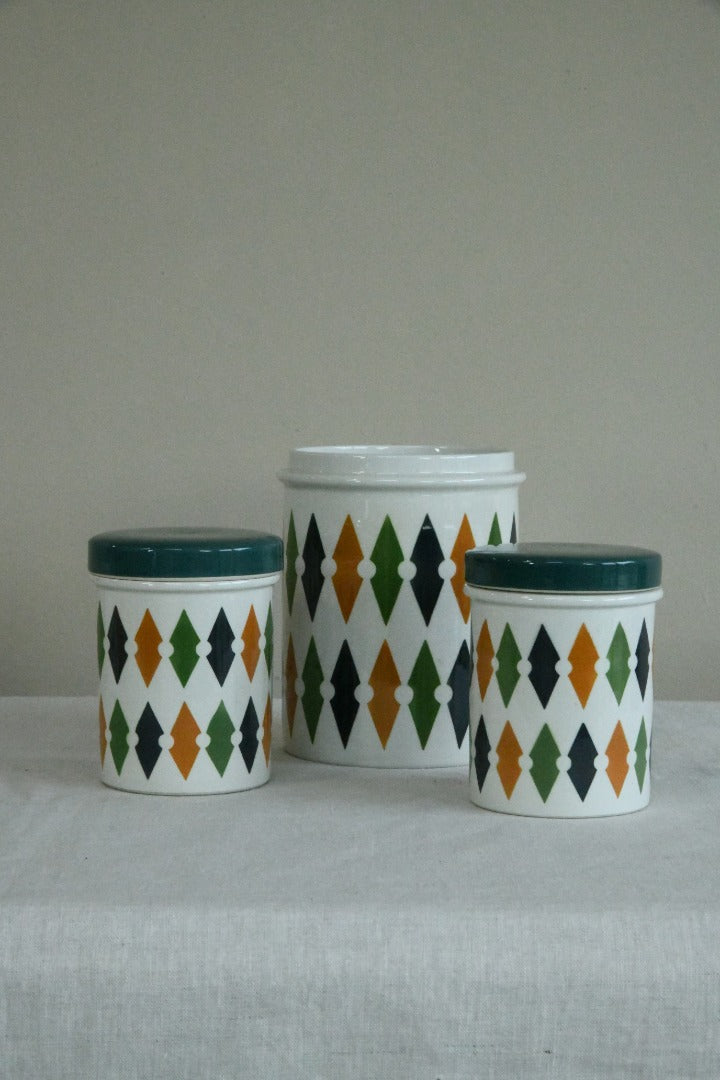 T G Green Roulette Kitchen Jars