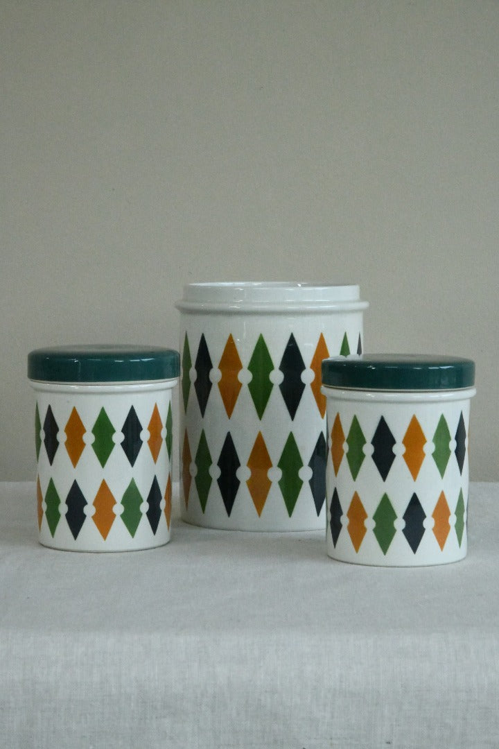 T G Green Roulette Kitchen Jars