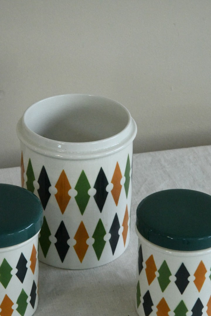 T G Green Roulette Kitchen Jars