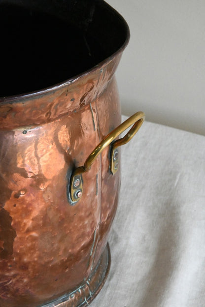 Copper Coal Bucket