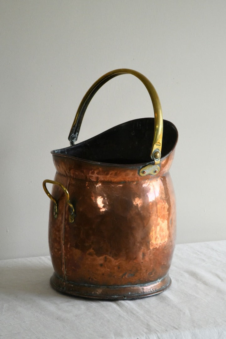 Copper Coal Bucket