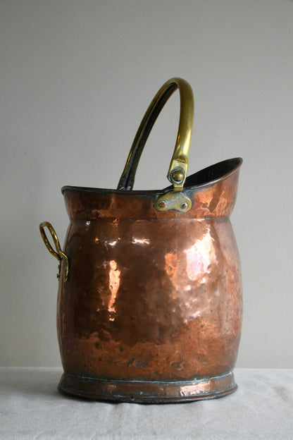 Copper Coal Bucket