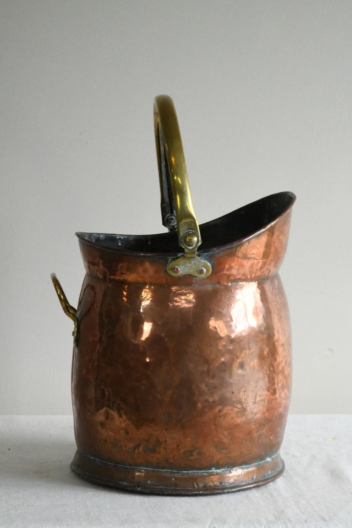 Copper Coal Bucket