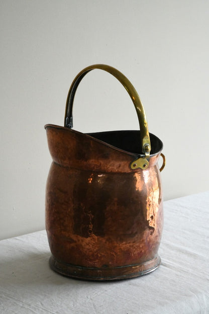 Copper Coal Bucket