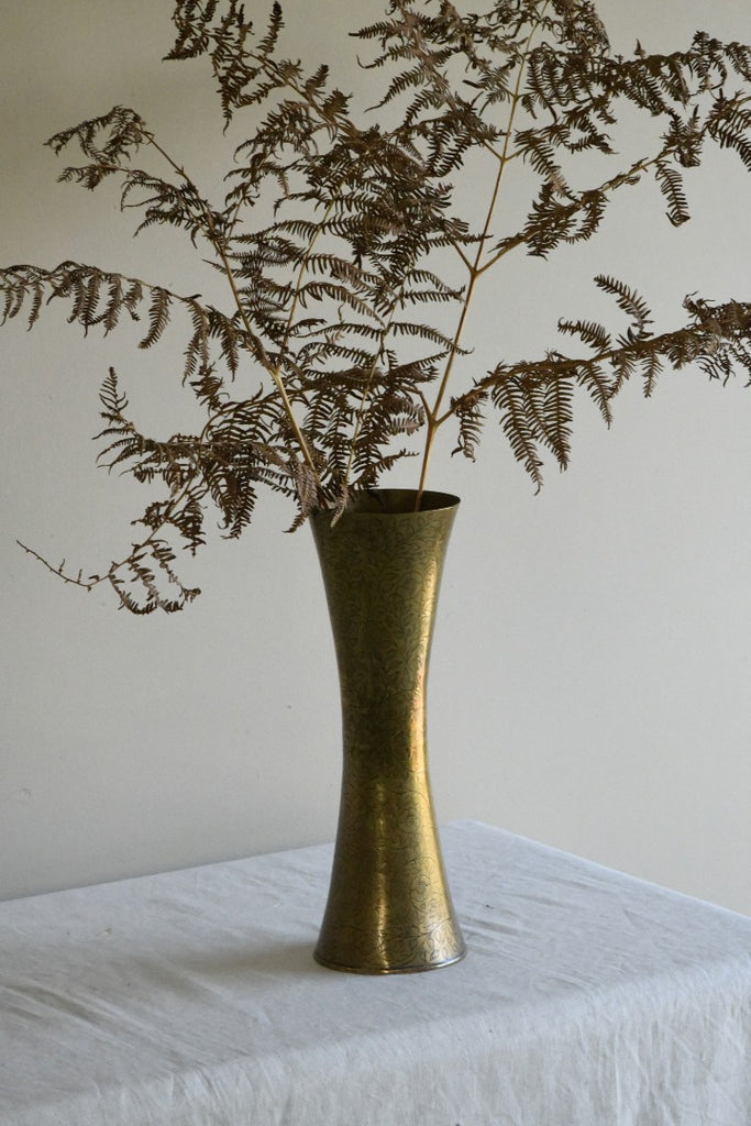 Vintage Eastern Brass Vase
