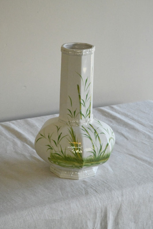 Vintage Italian Bamboo Vase