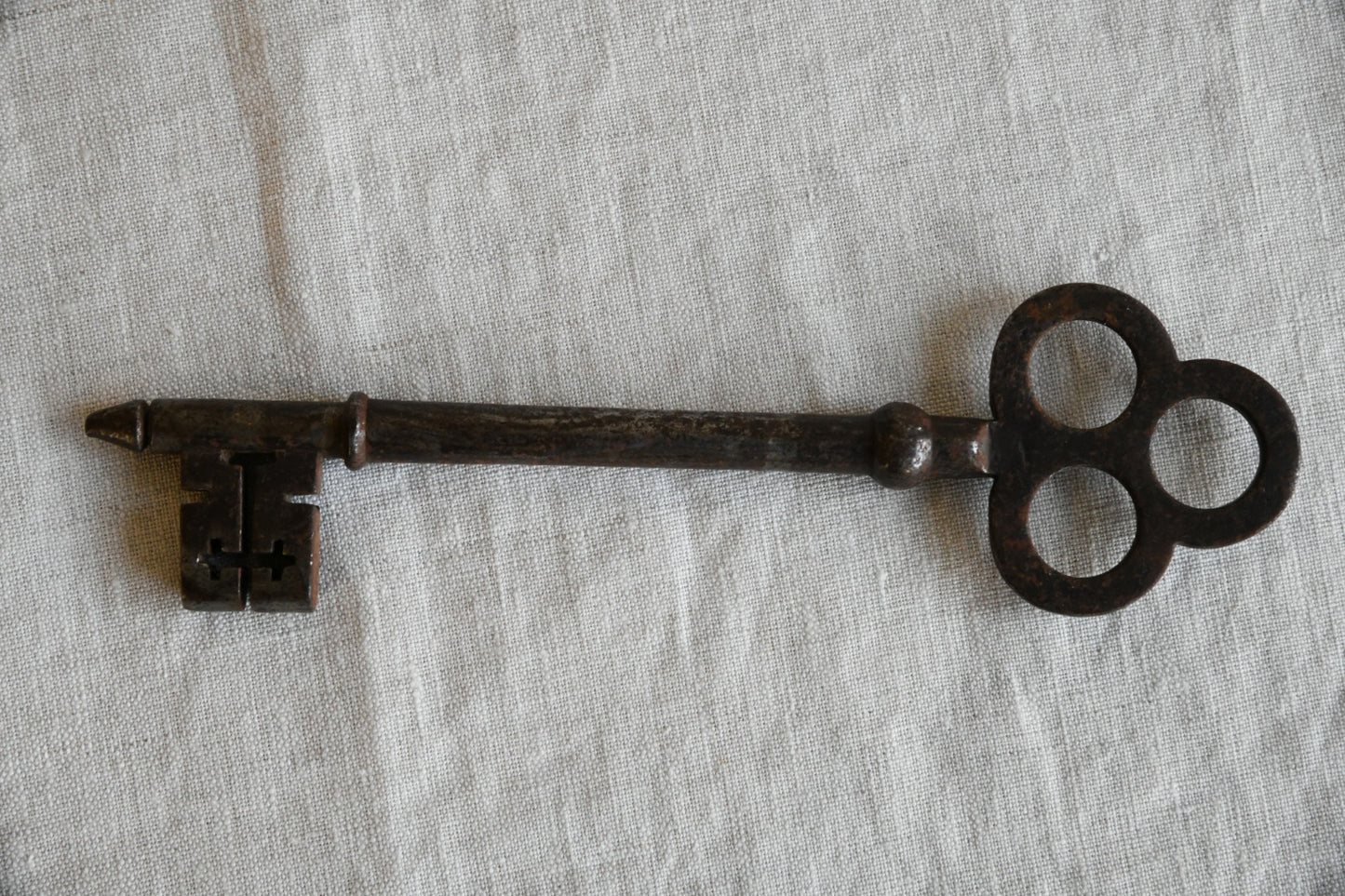 Large Antique Church Door Key