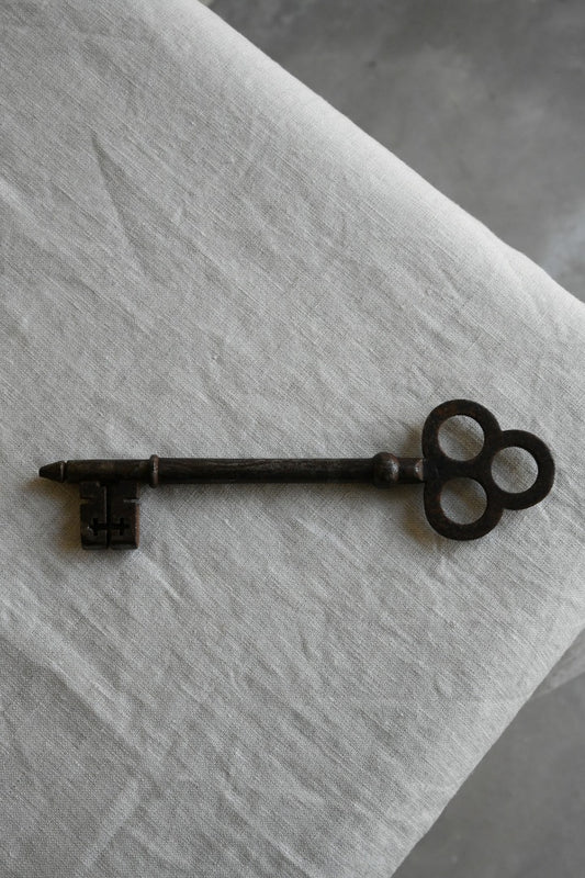 Large Antique Church Door Key