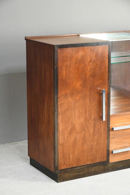 Art Deco Walnut Vanity Unit