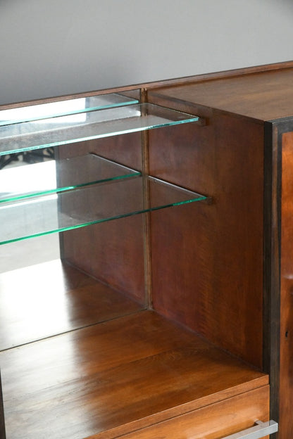 Art Deco Walnut Vanity Unit