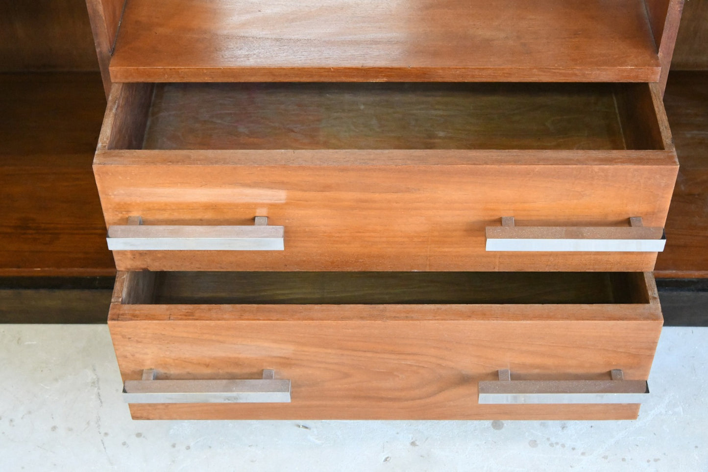 Art Deco Walnut Vanity Unit