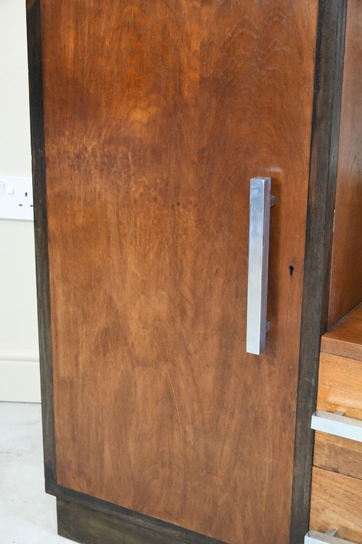 Art Deco Walnut Vanity Unit